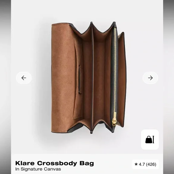 Coach Black and Brown Crossbody Bag - Picture 12 of 15